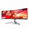 LCD Monitor AOC AG493UCX2 48.8" Gaming/Curved Panel VA 5120x1440 32:9 165Hz Matte 4 ms Speakers Swivel Height