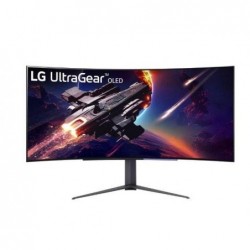 LCD Monitor LG 45GR95QE-B 45" Gaming/Curved Panel OLED 3440x1440 21:9 240Hz Matte 0.03 ms Swivel Height