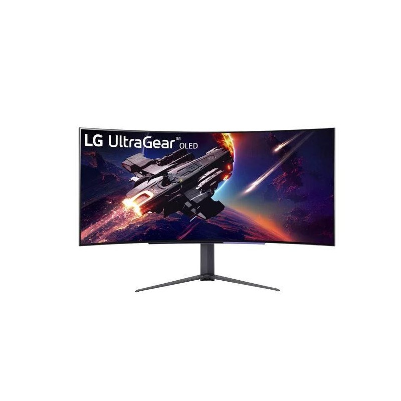 LCD Monitor|LG|45GR95QE-B|45"|Gaming/Curved|Panel OLED|3440x1440|21:9|240Hz|Matte|0.03 ms|Swivel|Height adjustable|Tilt|45GR95QE-B