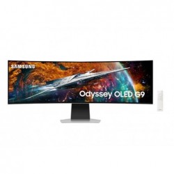 Monitor|SAMSUNG|Odyssey G9 G95SC|49"|Gaming/Smart/Curved|Panel OLED|5120x1440|32:9|240Hz|0.03 ms|Speakers|Height adjustable|Tilt|Colour Silver|LS49CG950SUXDU