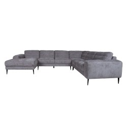 Corner sofa KRISTY RC+LC grey