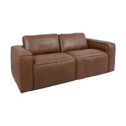 Sofa BURTON 2-seater, brown...