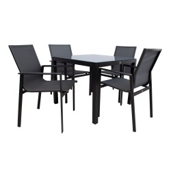 Garden furniture set AMALFI table and 4 chairs