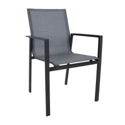 Комплект садовой мебели AMALFI стол и 6 стульев (14533), серый