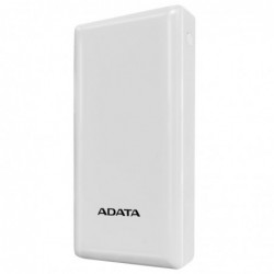 ADATA POWER BANK USB 20000MAH WHITE/PBC20-WH