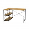 Desk HEDVIG 120x80xH76cm, oak black