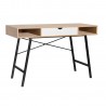 Desk STUDY 120x48xH76cm, oak brown