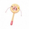TOOKY TOY Wooden Rattle for Children Bunny Pink