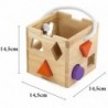VIGA Wooden Shape Sorter Blocks Cube