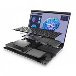 Notebook DELL Precision 7680 CPU  Core i7 i7-13850HX 2100 MHz CPU features vPro 16" 1920x1200 RAM 32GB DDR5 5600 MHz SSD