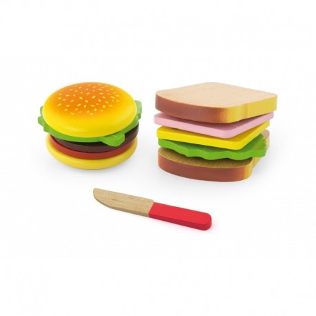 Viga Hamburger and Sandwich Cutting Set