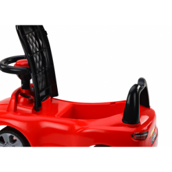 Car Ride On With Backrest QX-3396 Horn Storage Box Red