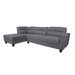 Corner sofa HELSINKI LC, dark grey