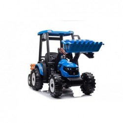 Battery-operated tractor with trailer Hercules Blue 24V