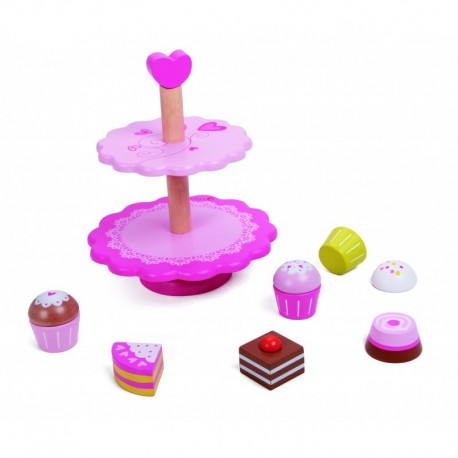 Wooden Cupcake Stand For Classic World Cupcakes