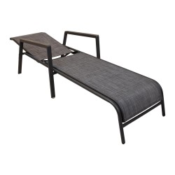 Deck chair DELGADO grey