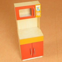 MASTERKIDZ Wooden Kitchen Cabinet Cabinet for the kitchen + microwave
