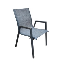 Chair DELGADO 56x63xH90cm, grey
