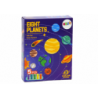 Plastic Set of Play-Doh 8 Planets Molds 5 Colors