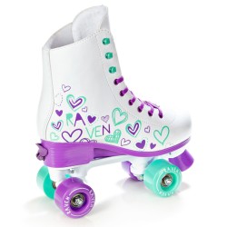 Quad Roller Skates Raven Trista Violet/Mint with adjustable size