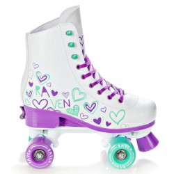 Quad Roller Skates Raven Trista Violet/Mint with adjustable size