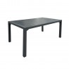 Table DELGADO 140x80xH72cm, grey