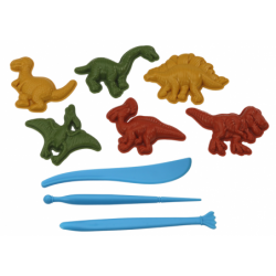Magic Kinetic Sand Dinosaurs Molds 6pcs
