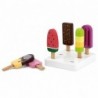 VIGA Wooden Ice Lolly Set with Stand 6 pcs.