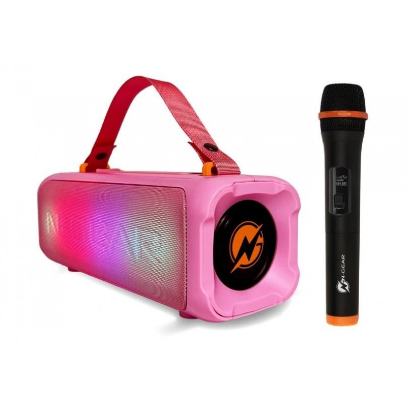 N-GEAR SPEAKER BLUETOOTH + WRL MIC/PINK BLAZOOKA703PK