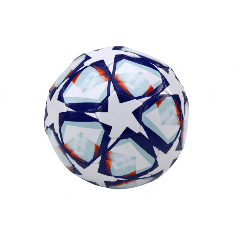 24 cm Football Ball, White, Star Pattern, Size 5
