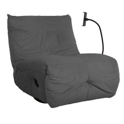 Recliner leisure chair WIN-WIN grey