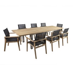 Dining set NAUTICA with 8 chairs