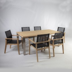 Dining set NAUTICA with 8 chairs