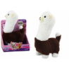 Interactive running game Pet Llama Alpaca Brown 23cm