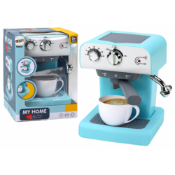 Toy Coffee Machine Home Appliances Water Steam Turquoise