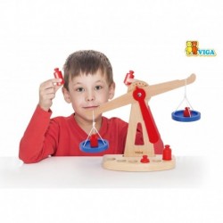 Wooden Counter Scale Equivalent to Viga Toys