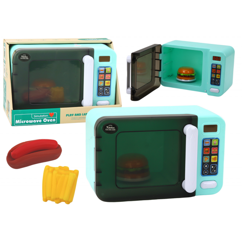 Toy Microwave Oven Turquoise Microwave Accessories