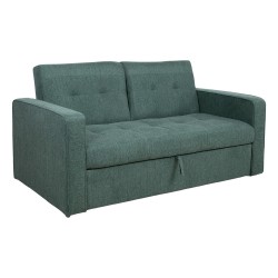 Sofa bed JORGE 2-seater, green
