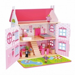 TOOKY TOY Two-story Wooden...
