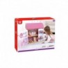 TOOKY TOY Two-story Wooden Dollhouse