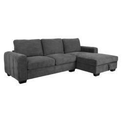 Corner sofa MARITA RC, dark grey