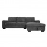 Corner sofa MARITA RC, dark grey