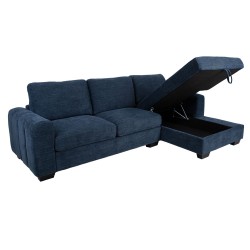 Corner sofa MARITA RC, dark blue