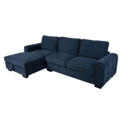 Corner sofa MARITA LC, dark blue