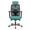 Task chair TUNE teal blue black