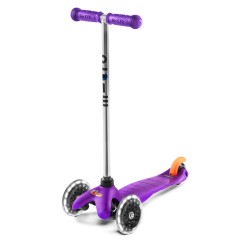 3-wheel Scooter Micro Mini Classic LED Purple