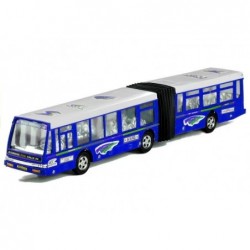 Articulated Bus Friction Powered 41,5 cm Long Blue