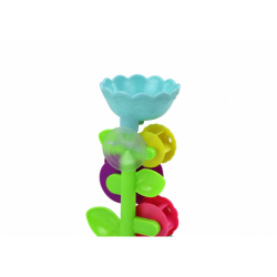 Bath Toy Colorful Flowers Watering Can