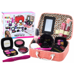 Set of Toy Cosmetics in a Pink Case