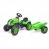 FALK Country Farmer Pedal Tractor with Trailer Green 2-5 years